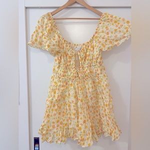 COPY - Sabo Skirt Floral Puff Dress